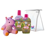 Kit Kids Safari Hyppo Pink Colônia + Sabonete Líquido - Delikad