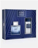 Ficha técnica e caractérísticas do produto Kit King Of Seduction Antonio Banderas Edt 100 Ml + Desodorante 150 Ml