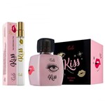 Ficha técnica e caractérísticas do produto Kit Kiss Deo Colônias 100ml + Spray 10ml Perfume Feminino Ciclo Cosméticos
