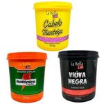 Ficha técnica e caractérísticas do produto Kit La Bella Liss Cabelo Manteiga Isotônico Viúva Negra 950g
