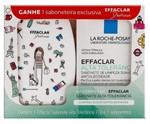 Kit La Roche-Posay Effaclar Sabonete Barra Alta Tolerancia 70g + Saboneteira