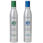 Kit Lanza KB2 Protein Plus Shampoo e KB2 Hydrate Detangler Condicionador