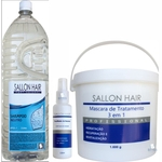 Ficha técnica e caractérísticas do produto Kit Lavatório Sallon Hair Hidratação linha Professional