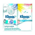 Ficha técnica e caractérísticas do produto Kit Lenço de Papel Kleenex Classic 4 Unidades