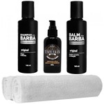 Kit Barba Shampoo Balm Toalhas Usebarba - Use Barba