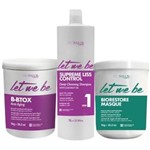 Ficha técnica e caractérísticas do produto Kit Let me Be Biorestore 1kg+ Btx Roxo 1Kg+ Shampoo Anti Resíduos 1l