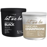 Ficha técnica e caractérísticas do produto Kit Let me Be Máscara Champagne Pérola+ Black Efeito Platinado 500g