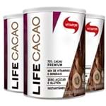 Ficha técnica e caractérísticas do produto Kit 3 Life Cacao Achocolatado da Vitafor 300g