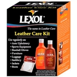 Kit Limpeza Tratamento Condicionador Couro Lexol Leather