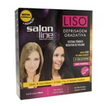 Ficha técnica e caractérísticas do produto Kit Liso Defrisagem Gradativa 900ml - Salon Line
