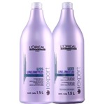 Ficha técnica e caractérísticas do produto Kit Liss Unlimited Loréal Professionnel Shampoo e Condicionador 1,5L - Loreal