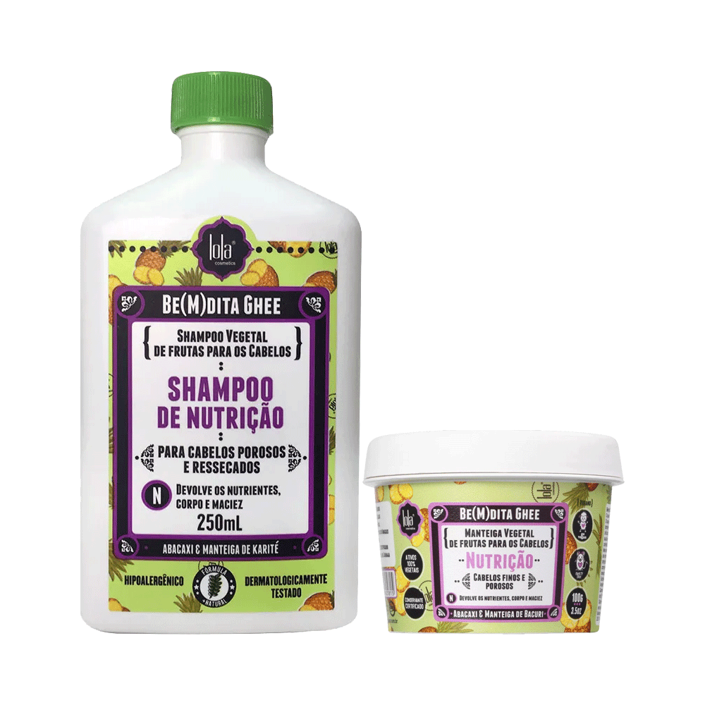 Ficha técnica e caractérísticas do produto Kit Lola Be(M)dita Ghee Nutrição Shampoo 250ml + Manteiga 100g