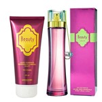 Ficha técnica e caractérísticas do produto Kit Lonkoom Beauty Perfume Feminino EDP 100ml + Hidratante Corporal 200ml