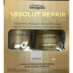 Ficha técnica e caractérísticas do produto Kit L'oréal Absolut Repair Gold Quinoa Shampoo 300ml + Máscara 250g