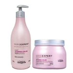 Ficha técnica e caractérísticas do produto Kit Loreal Professional Vitamino Color - Shampoo 500 ml + Máscara 500g