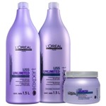 Ficha técnica e caractérísticas do produto Kit L'Oréal Professionnel Expert Liss Unlimited Salon Treatment (3 Produtos)