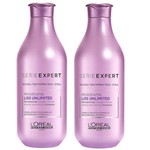 Ficha técnica e caractérísticas do produto Kit Loréal Professionnel Liss Unlimited Shampoo 300ml + Condicionador 300ml