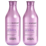 Ficha técnica e caractérísticas do produto Kit Loréal Professionnel Liss Unlimited Shampoo 300ml + Condicionador 250ml