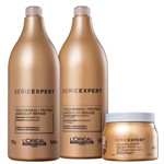 Ficha técnica e caractérísticas do produto Kit L'Oréal Professionnel Serie Expert Absolut Repair Gold Quinoa + Protein Golden Salon Trio (3 Produtos)