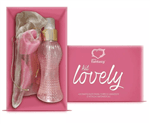 Ficha técnica e caractérísticas do produto Kit Lovely Aromatizante Spray Corpo e Ambiente + 150 Pétalas Cetim For...
