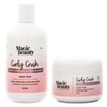 Ficha técnica e caractérísticas do produto Kit Low Poo Curly Crush Magic Beauty - Shampoo + Máscara 2A a 3A Kit