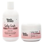 Ficha técnica e caractérísticas do produto Kit Low Poo Curly Crush Magic Beauty - Shampoo + Máscara 2A a 3A