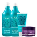 Ficha técnica e caractérísticas do produto Kit Lowell Complex Care Mirtilo 1 Shampoo 1L + Condic. 1L + 1 Leave-in 180ml + 1 Máscara 240g