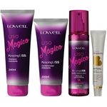 Ficha técnica e caractérísticas do produto Kit Lowell Liso Mágico Keeping Liss Shampoo - 240ml + Condicionador - 200ml + Fluido - 200ml + Creme - 25ml