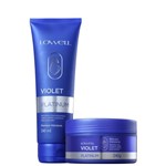 Ficha técnica e caractérísticas do produto Kit Lowell Violet Platinum Home - Shampoo 240 Ml + Máscara 240g