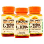 Ficha técnica e caractérísticas do produto Kit com 3 Luteína Lutein OPT 20 mg - Sundown Vitaminas - 30 Cápsulas