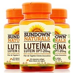 Ficha técnica e caractérísticas do produto Kit 3 Lutein Opt 20mg Luteína Sundown 30 Cápsulas