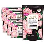 Ficha técnica e caractérísticas do produto Kit Lux Botanicals 6 Sabonetes em Barra Rosas Francesas 85g + Sabonete Líquido Refil 200ml