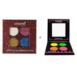 Ficha técnica e caractérísticas do produto Kit Luxo 2 Quartetos De Sombras Neon Glitter Ludurana