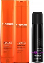 Ficha técnica e caractérísticas do produto Kit Mab Oils Recovery + Style Shine Spray