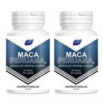 Ficha técnica e caractérísticas do produto Kit 2 Maca Peruana 100%Pura + Vitaminas 500mg - 90 Cápsulas