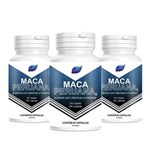Ficha técnica e caractérísticas do produto Kit 3 Maca Peruana 100%Pura + Vitaminas 500mg - 90 Cápsulas