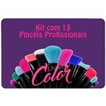 Ficha técnica e caractérísticas do produto Kit Macrilan Color Pinceis Profissionais C/13