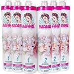 Ficha técnica e caractérísticas do produto Kit 3 Madame Hair Escova Progressiva Argan Oil 2x1000ml