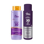 Kit Magic Color Shampoo 500ml + Máscara 3d Ice Blond 500ml
