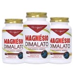 Ficha técnica e caractérísticas do produto Kit 3 Magnesio Dimalato (260mg) 60 Comprimidos - 60 Cápsulas