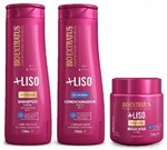 Ficha técnica e caractérísticas do produto Kit Mais Liso Shampoo + Condicionador 350ml + Máscara 250g - Bio Extratus