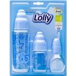 Ficha técnica e caractérísticas do produto Kit Mamadeira Tip Lolly Baby Azul