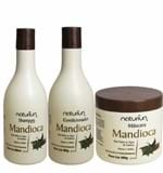 Kit Mandioca Shampoo, Condicionador e Mascara