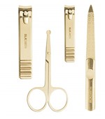 Ficha técnica e caractérísticas do produto Kit manicure com 4 peças Dourado - BLKSMITH