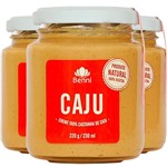 Ficha técnica e caractérísticas do produto Kit 3 Manteiga de Castanha de Caju 220g Benni Alimentos