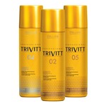 Trivitt Itallian Kit Manutenção Pós Química 3 Itens+ Necessaire Exclusiva