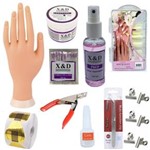 Kit Mão para Treino Manicure Gel Fibra Prep