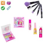 Ficha técnica e caractérísticas do produto Kit Maquiagem Infantil Completo com Pinceis MKI060 - Nova Diva