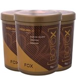 Ficha técnica e caractérísticas do produto Kit 3 Máscara Bbtox Ultra Condicionante Fox - 1000g