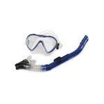 Ficha técnica e caractérísticas do produto Kit máscara e snorkel Mormaii Gaia / Azul